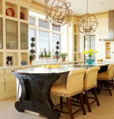 Varied Lighting in Kitchen