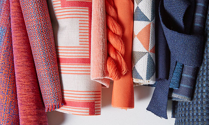Sunbrella's indoor/outdoor fabrics can give a nautical look to decor.