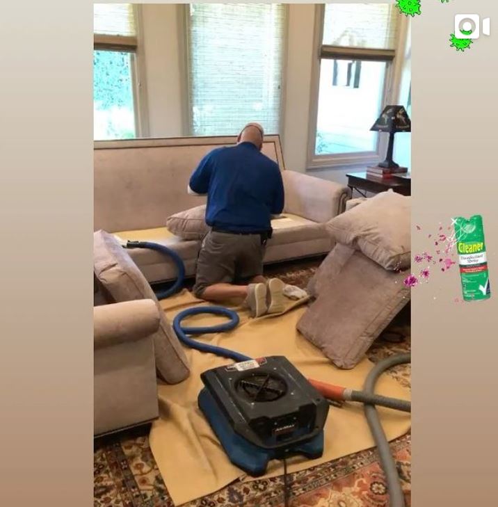 spring cleaning tip for your home: professionally clean sofas