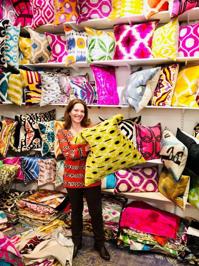 Pamela O'Brien visit the Wish Bainbridge store in Seattle