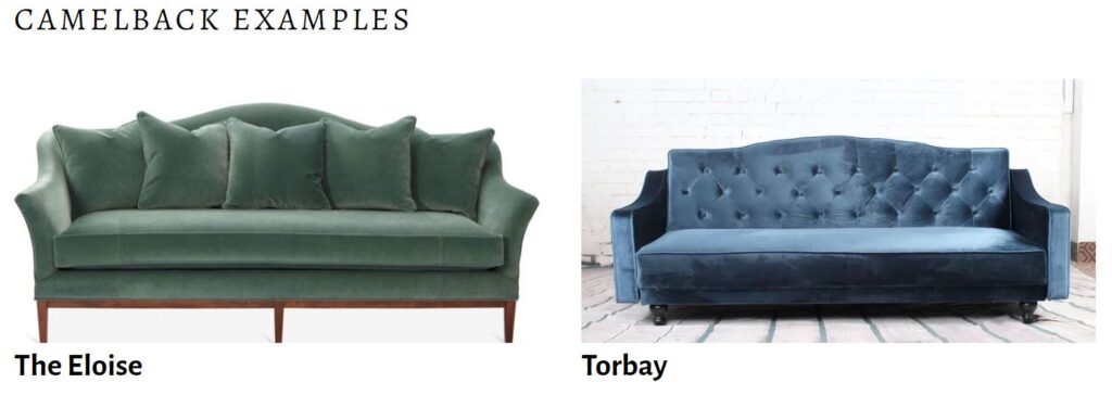 Camelback Sofas