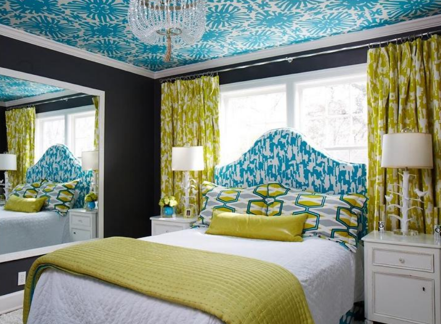 retro geometric fabrics and wallpaper retro geometric bedroom