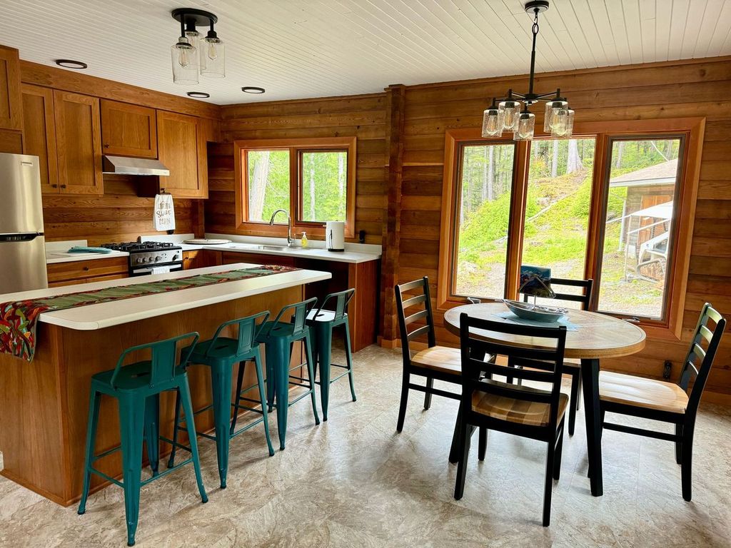 Kitchen in Alaska Cabin